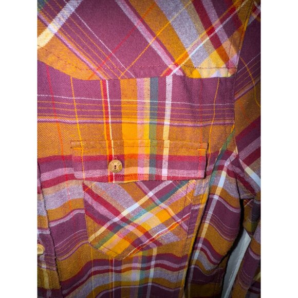 Orvis Womens Plaid Button-Up Shirt Size Medium‎ Cotton Flannel Western ranch - Picture 10 of 10